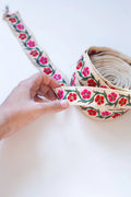Vintage Embroidered Floral Trim
