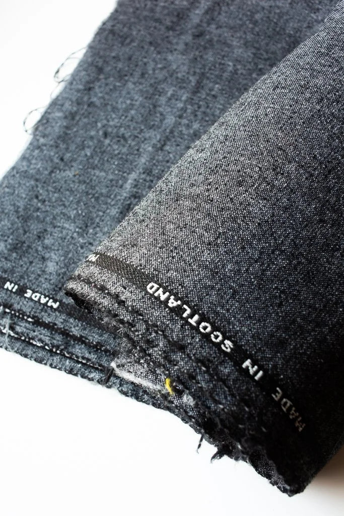 Scottish Wool Tweed Cloth -deadstock