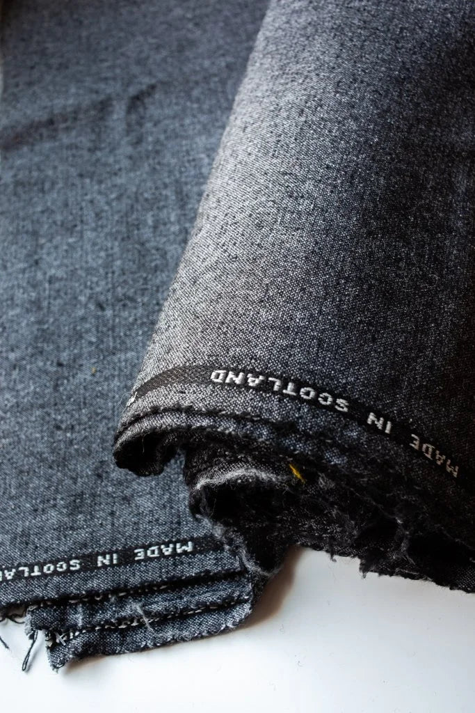 Scottish Wool Tweed Cloth -deadstock