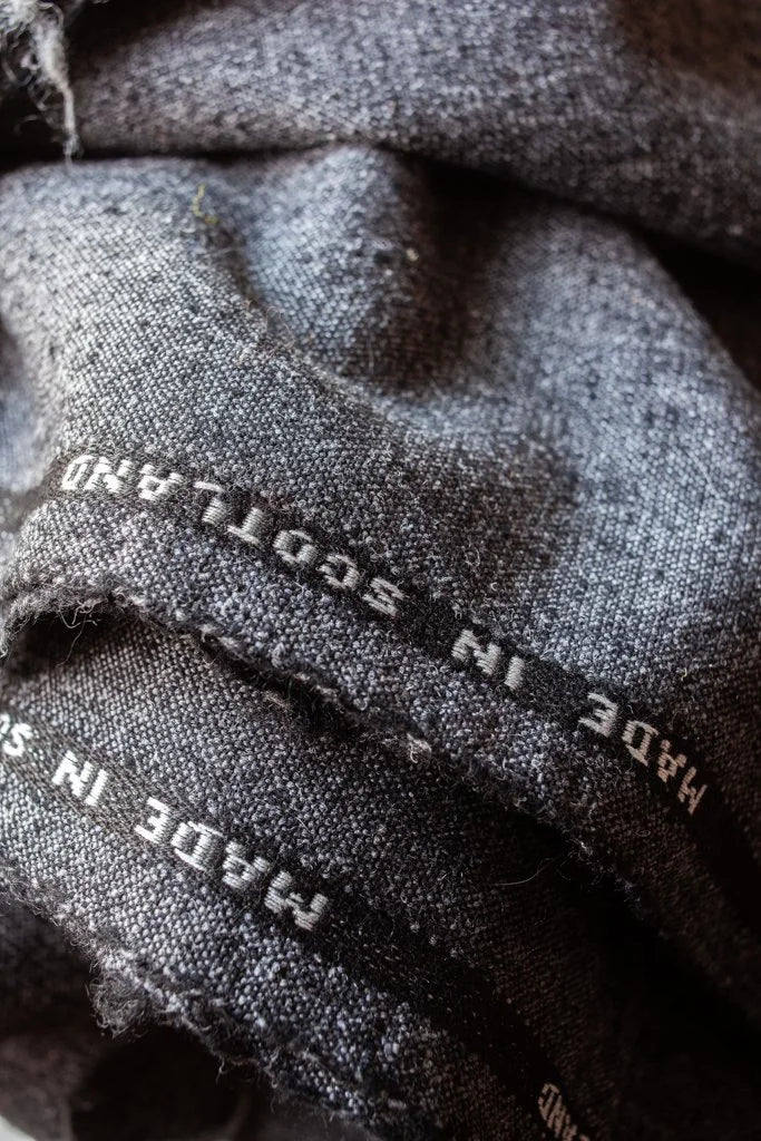 Scottish Wool Tweed Cloth -deadstock