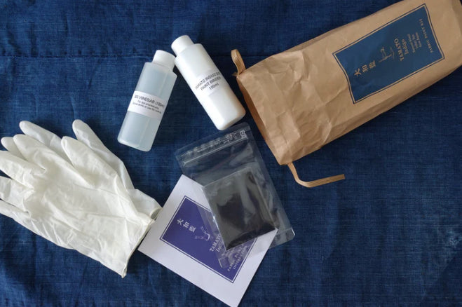 Yamato Indigo Fabric Paint Kit