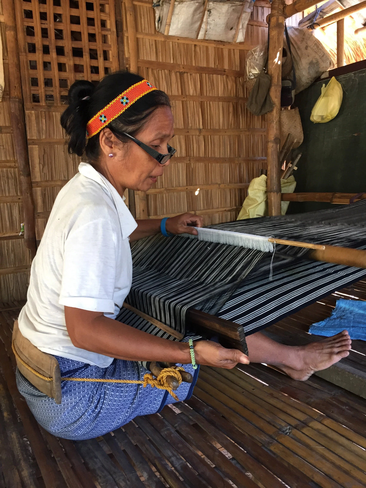 Indigo Mangyan Tribal Cotton- Bakod