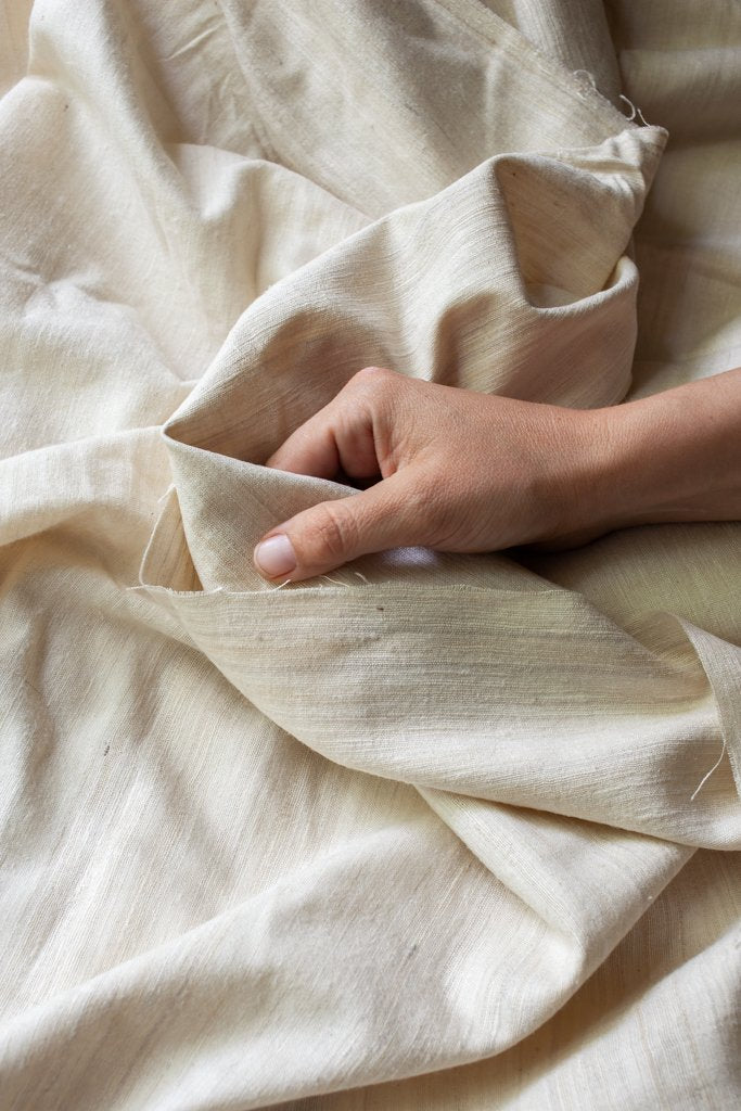 Raw Handwoven Eri Silk - undyed