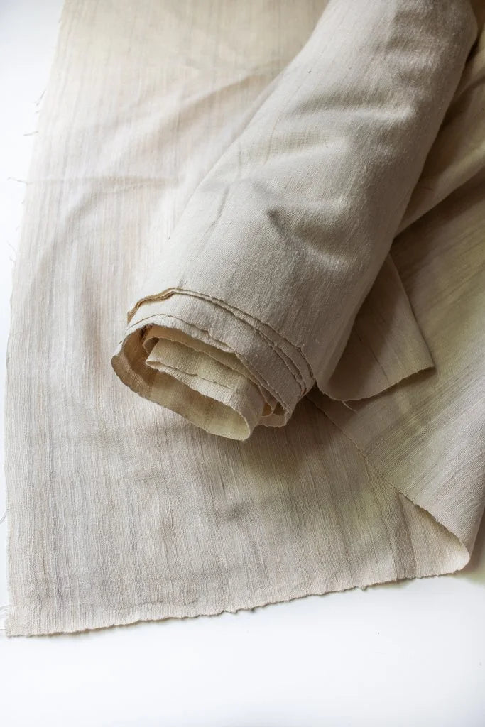 Raw Handwoven Eri Silk - undyed