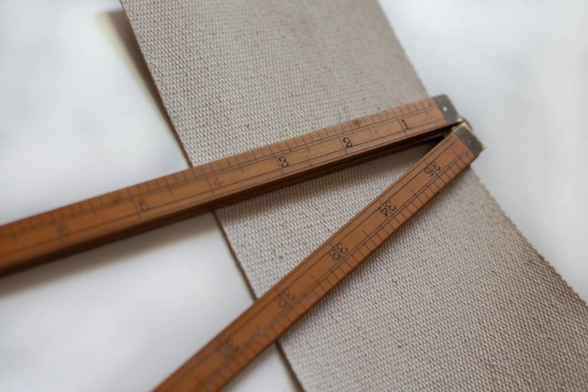 Antique French Espadrille Canvas - Ecru