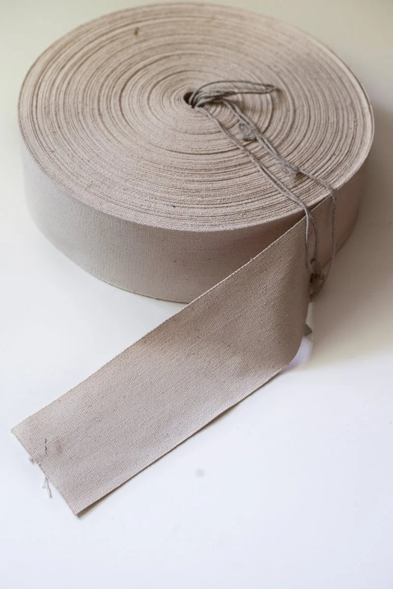 Antique French Espadrille Canvas - Ecru