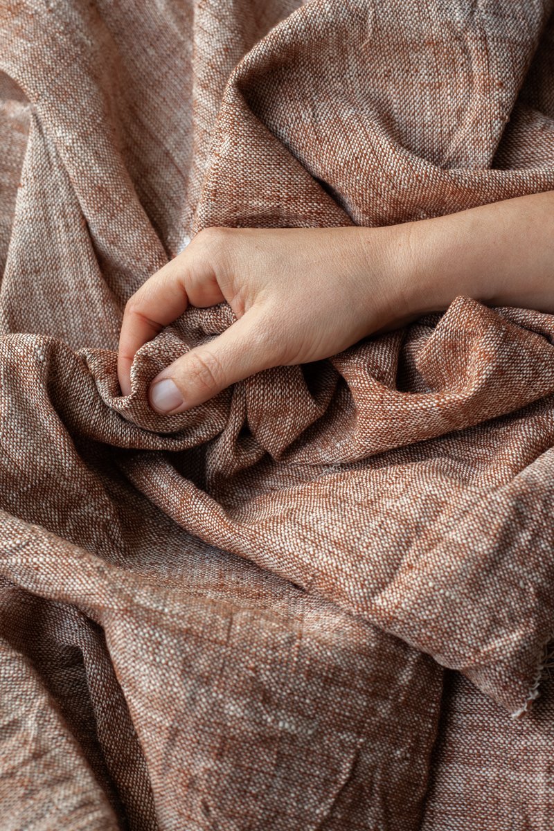 Homespun Cotton -Clay