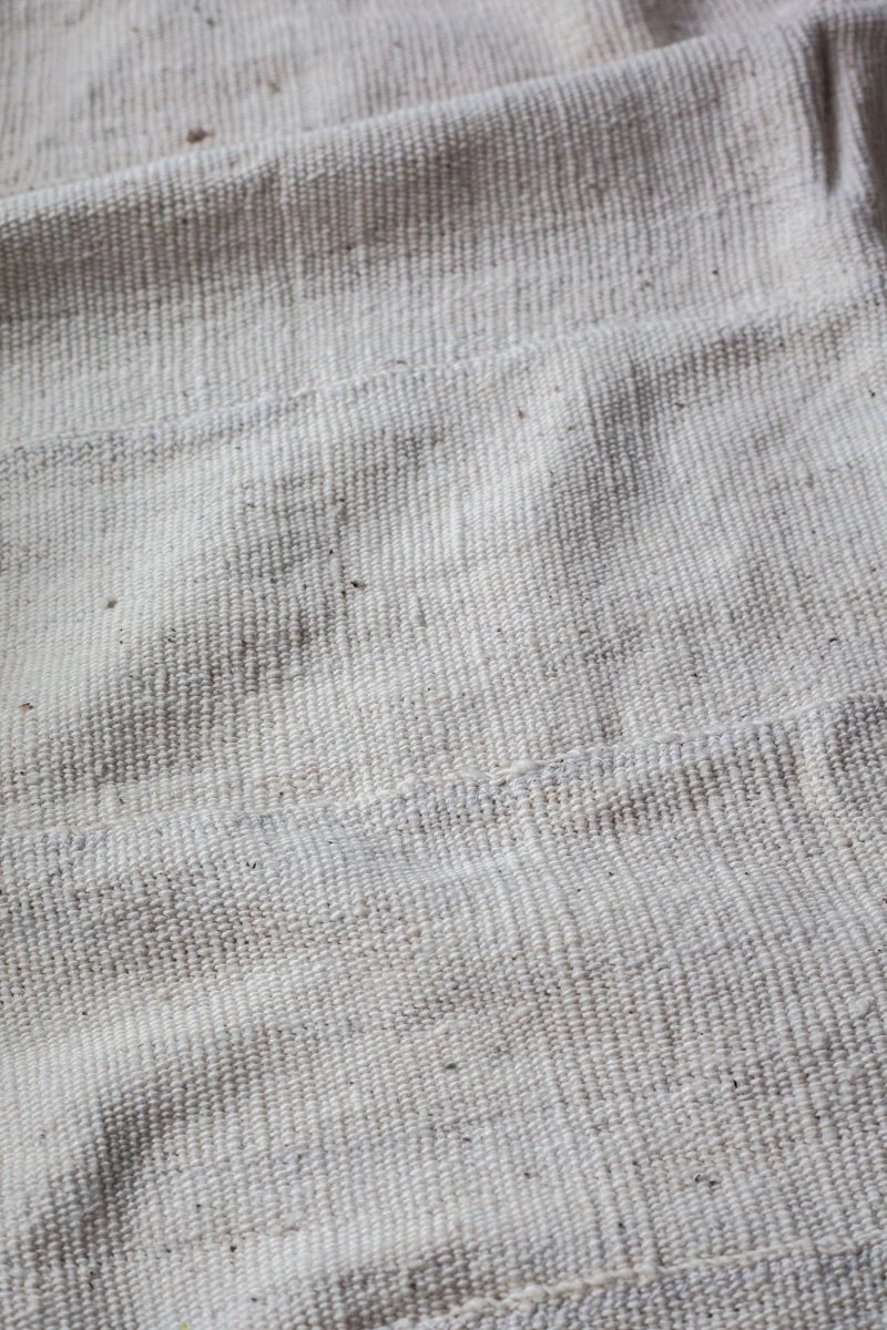 Handspun and handwoven Mali Mudcloth -ecru