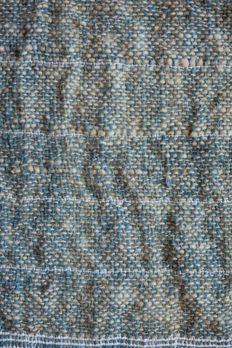 Handspun Desi Wool cotton double-indigo