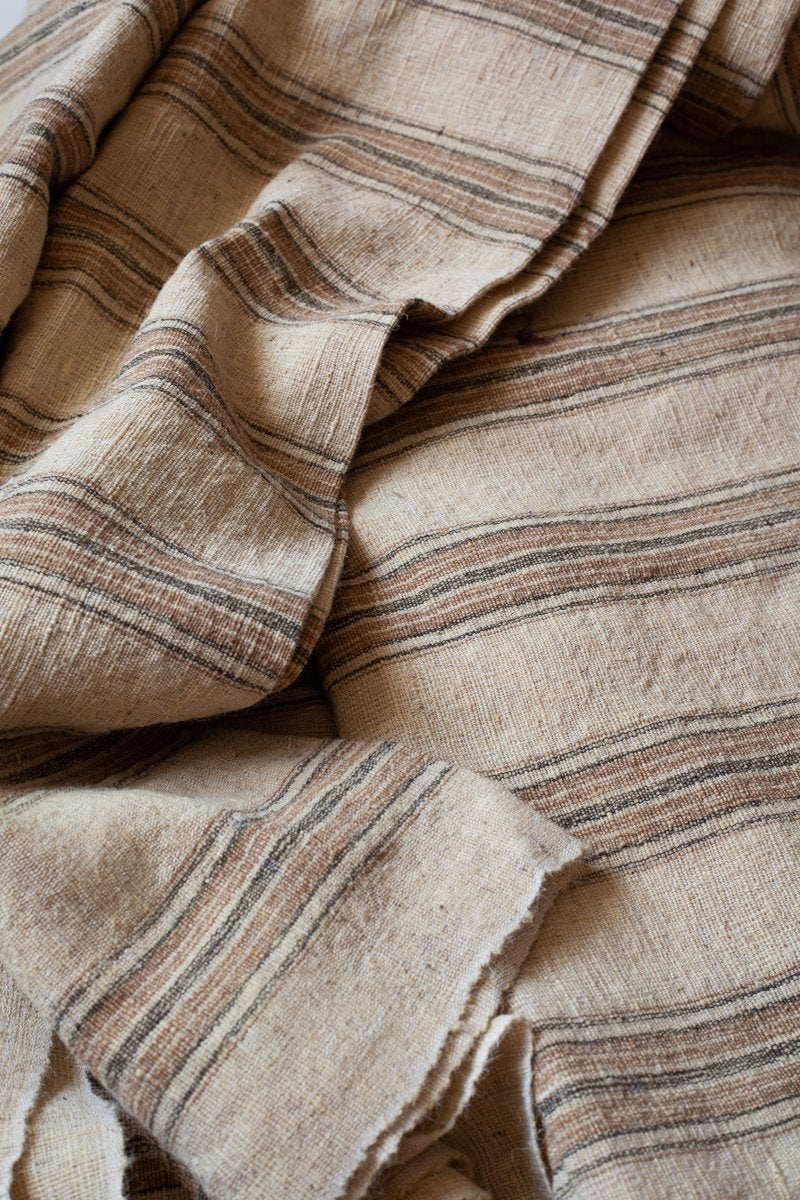 Camel & Desi Wool stripe