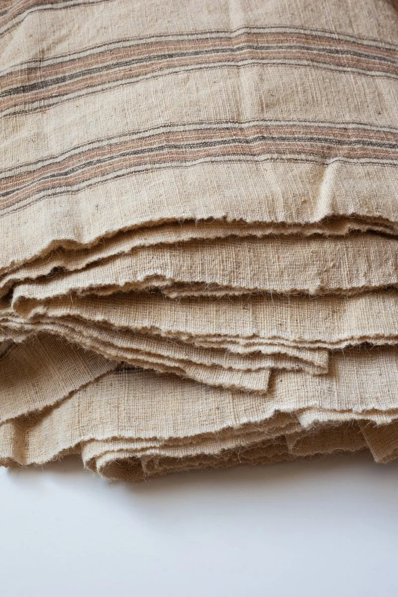 Camel & Desi Wool stripe