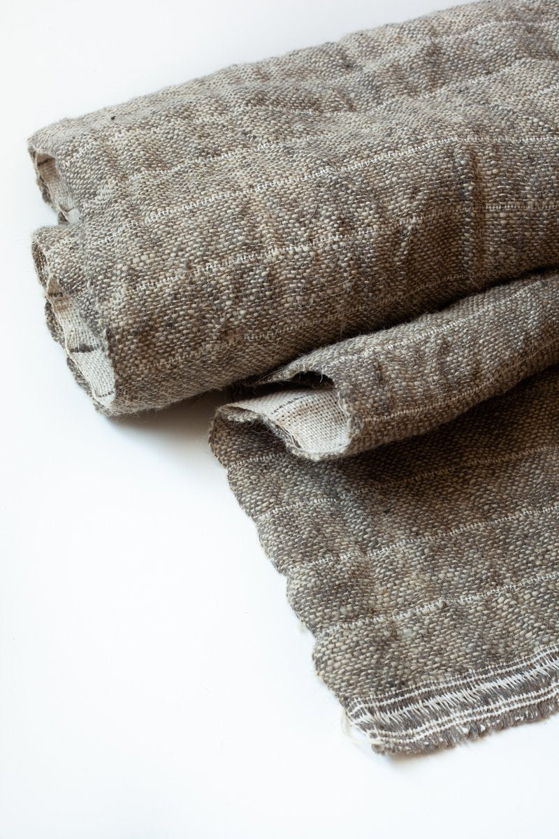 Handspun Desi Wool/cotton double -natural