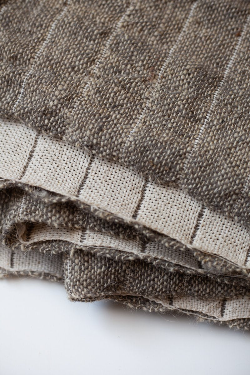 Handspun Desi Wool/cotton double -natural