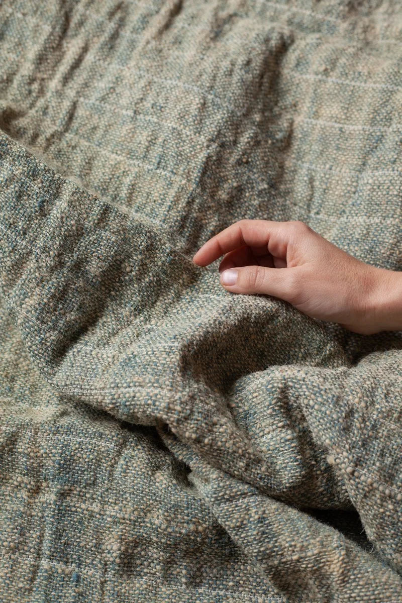 Handspun Desi Wool cotton double-indigo