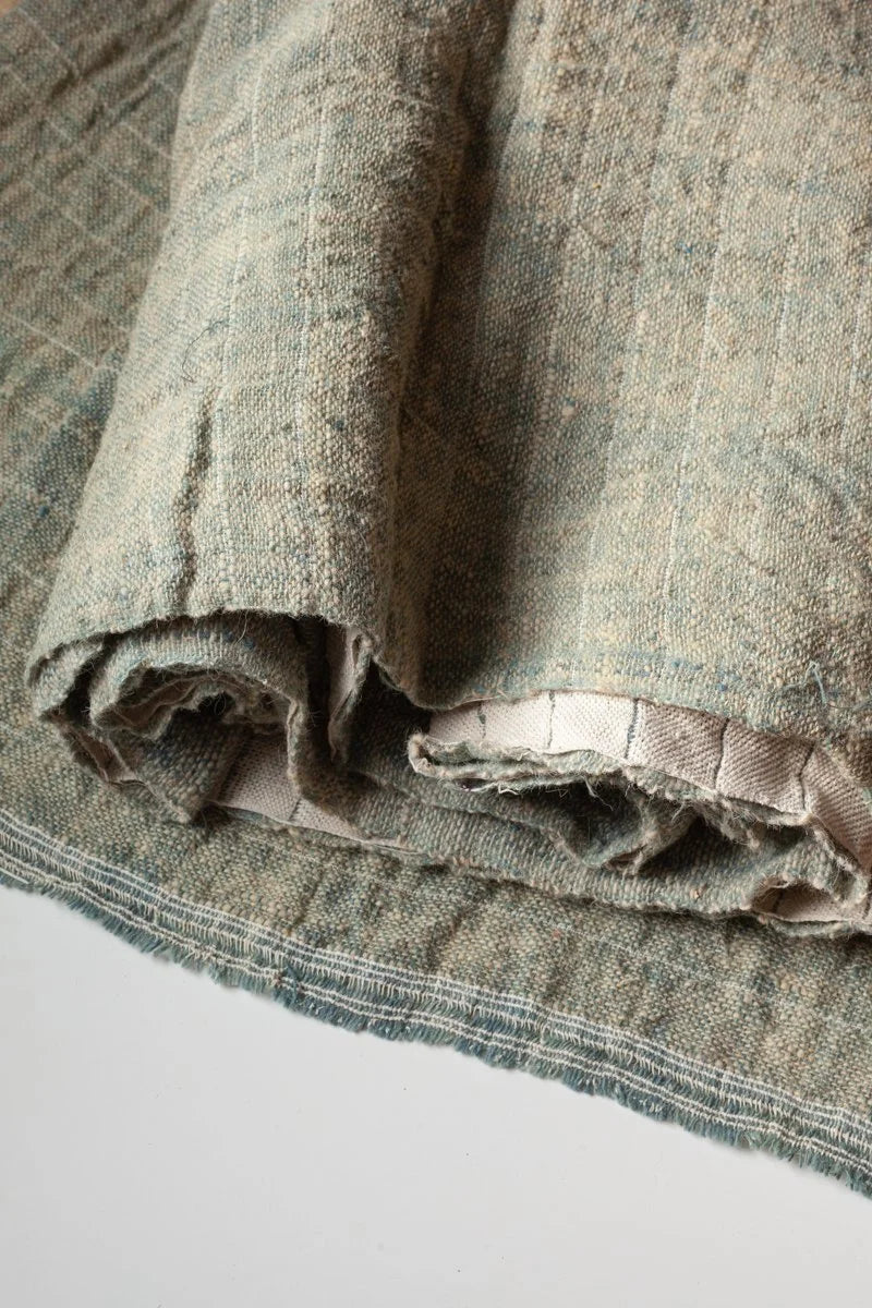 Handspun Desi Wool cotton double-indigo