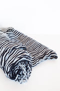 Indigo Mangyan Tribal Cotton- Irregular Stripe