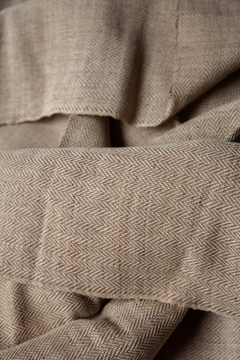 Himalayan Handwoven Wild Nettle -Herringbone