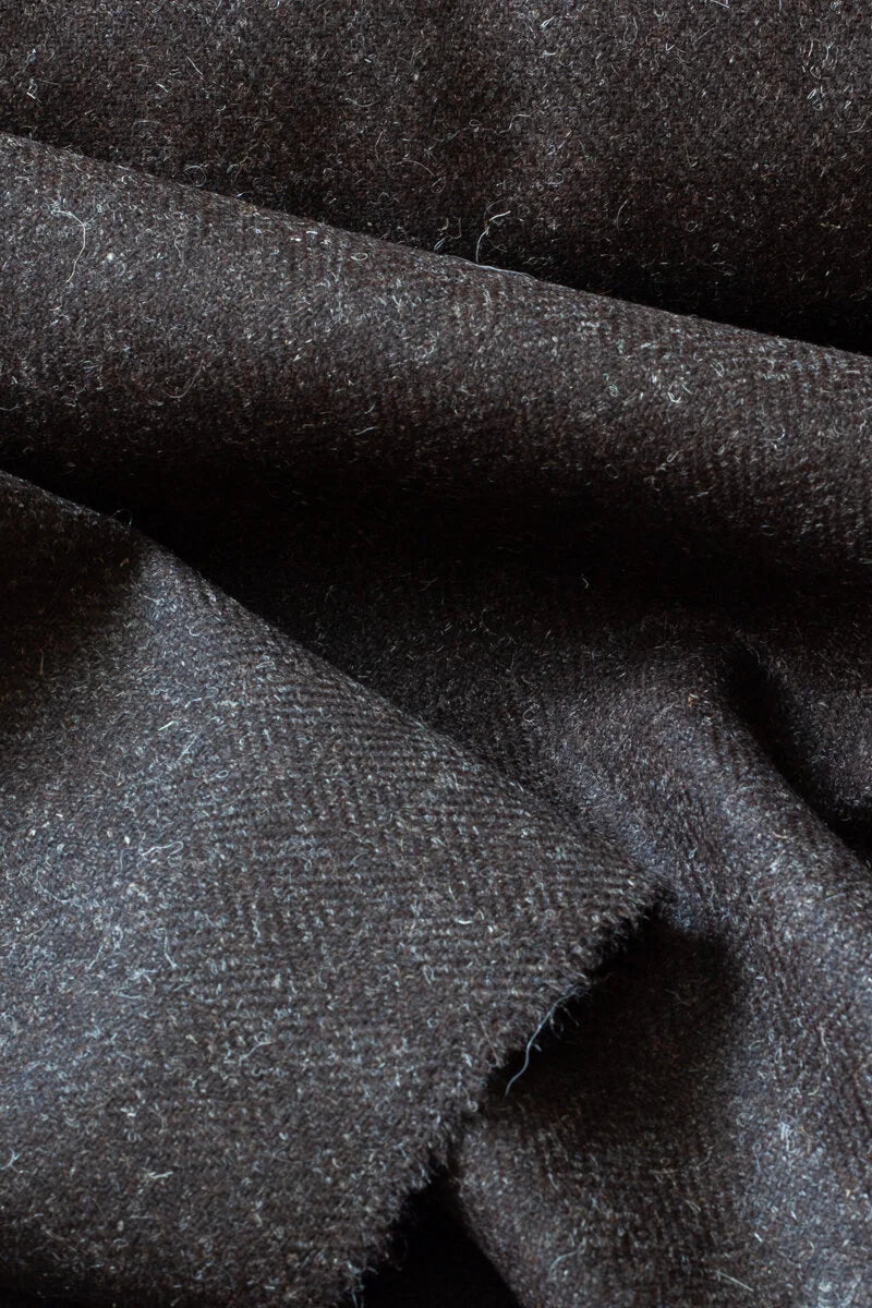 Hebridean Wool Tweed Cloth -undyed