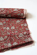 Block Printed Indian Cotton, vegetable + clay dyed- Jaipur Garden