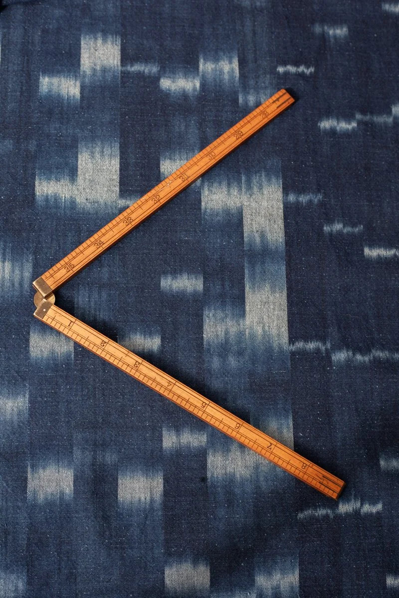 Japanese Indigo Cotton Kasuri (waterfall)