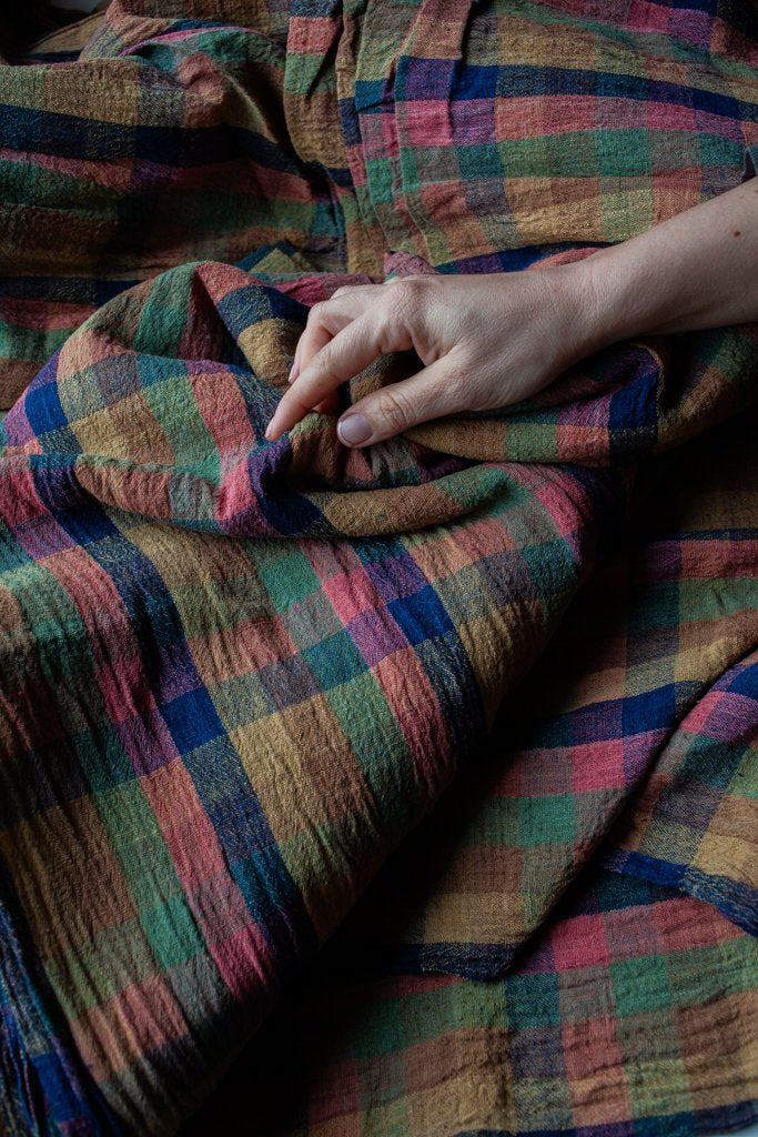 Kala Cotton - Rainbow Plaid
