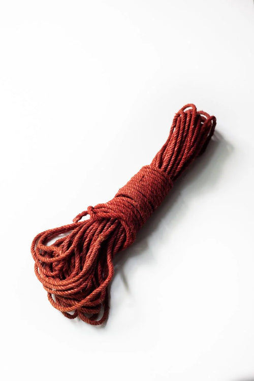 Antique Sicilian Kermes Red Rope