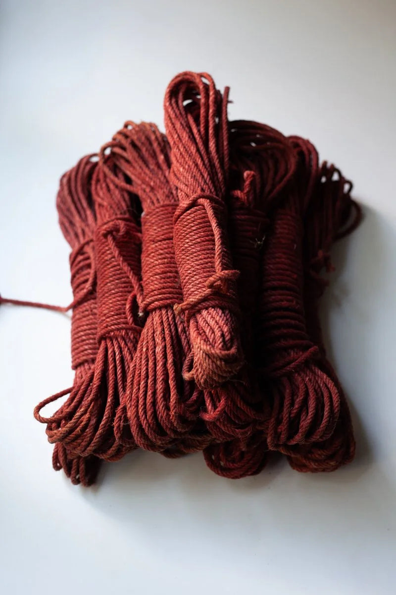 Antique Sicilian Kermes Red Rope