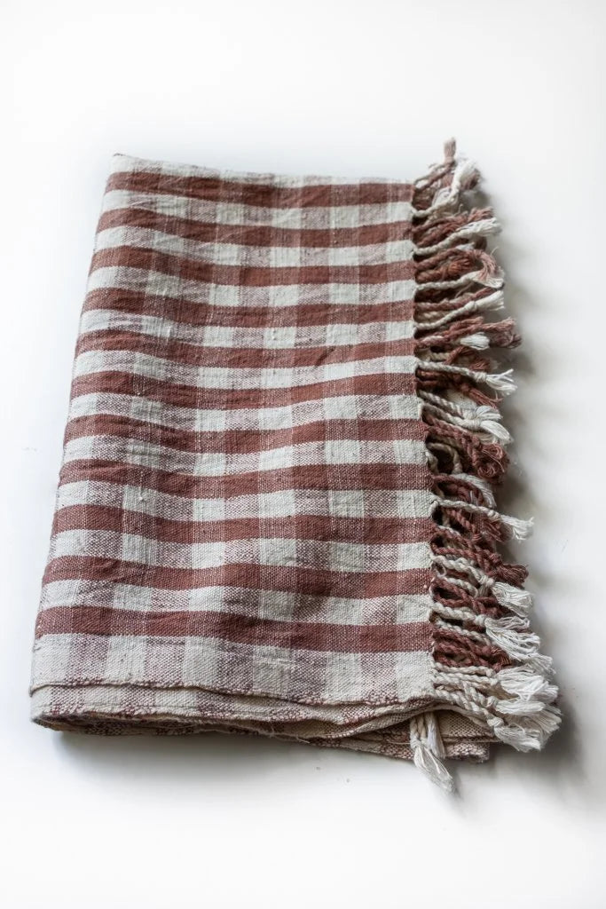 Handwoven Hand Towel - Milk & Honey