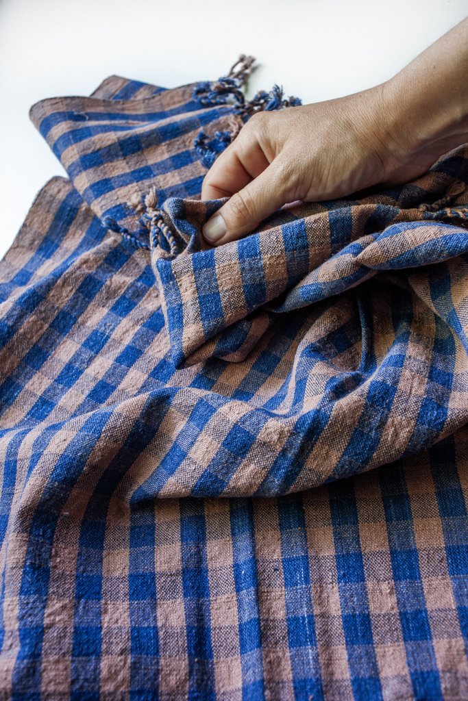 Handwoven Hand Towel - Blue Bird