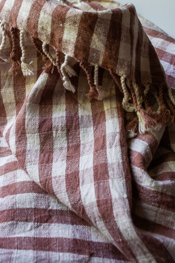 Handwoven Hand Towel - Milk & Honey