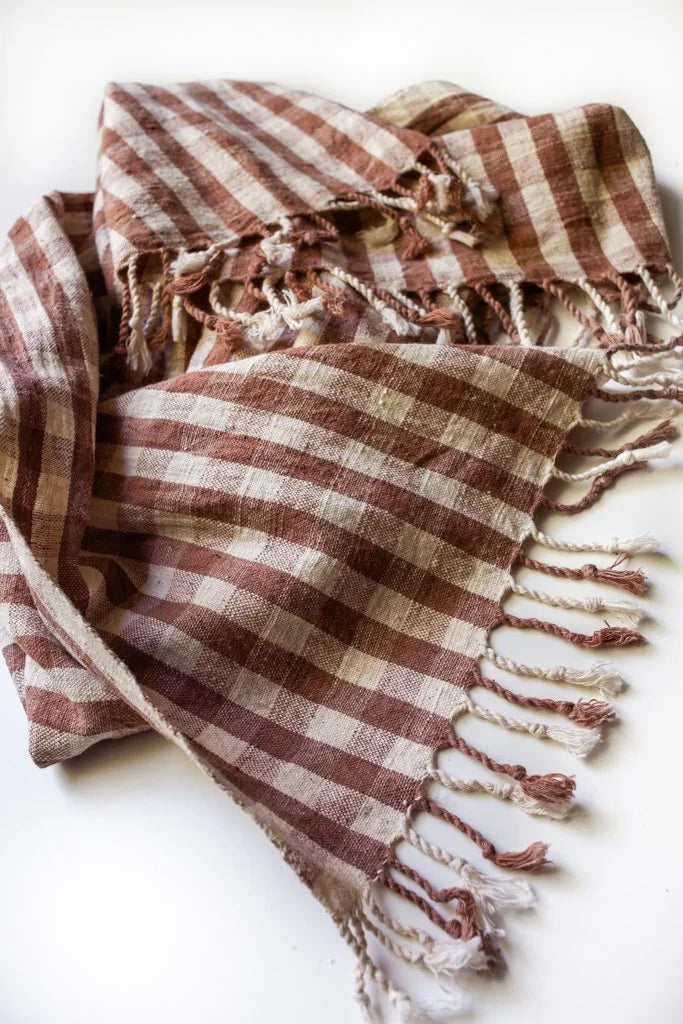 Handwoven Hand Towel - Milk & Honey