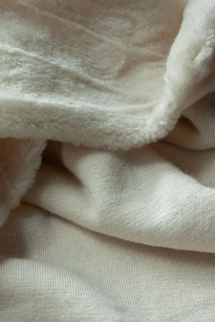 Organic Cotton Sherpa - Ecru