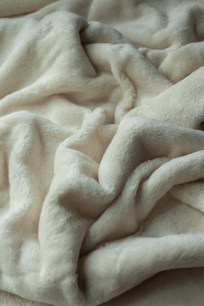 Organic Cotton Sherpa - Ecru
