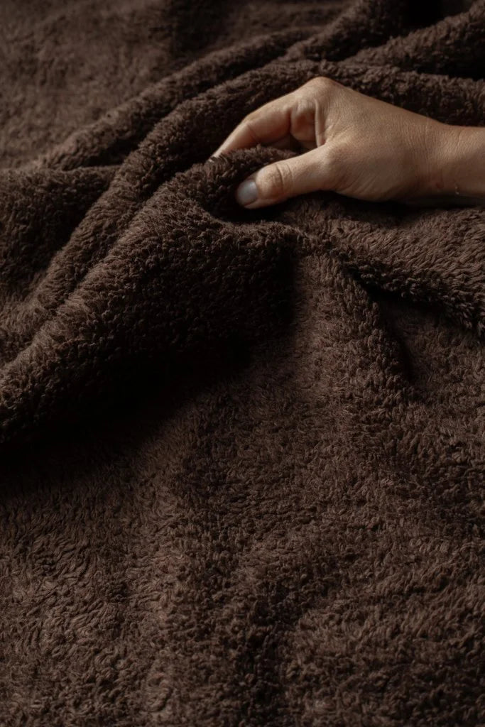 Organic Cotton Sherpa - Espresso