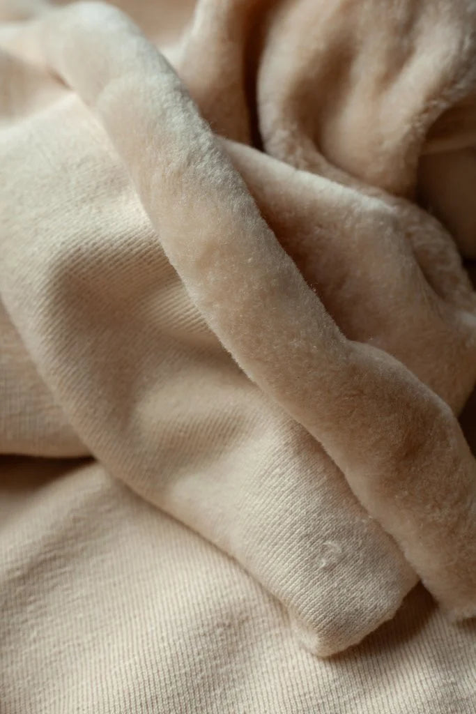 Organic Cotton Sherpa - Biscuit