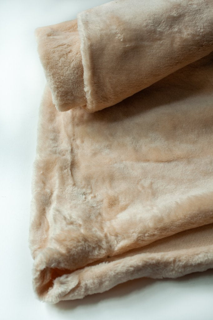 Organic Cotton Sherpa - Biscuit