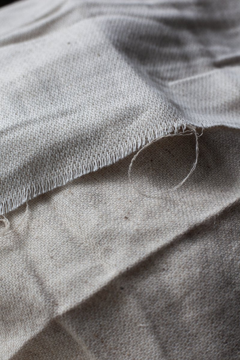 Organic Linen/Cotton: unbleached + undyed