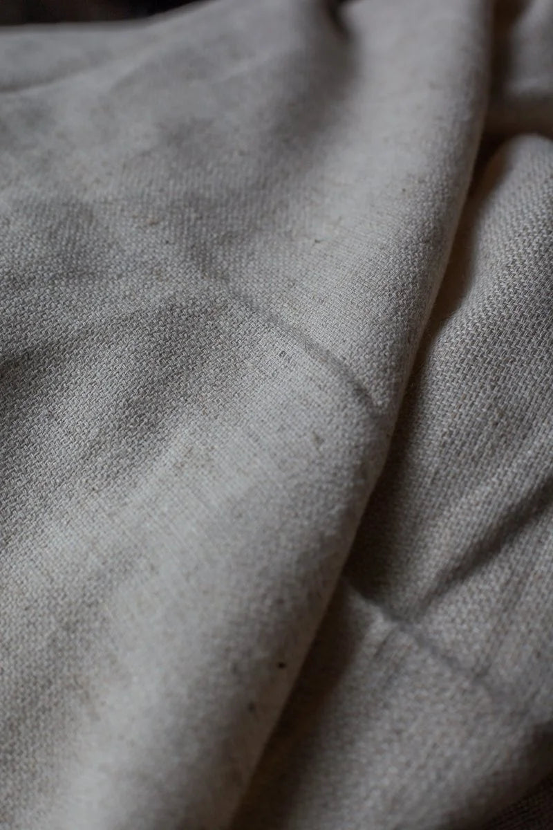 Organic Linen/Cotton: unbleached + undyed
