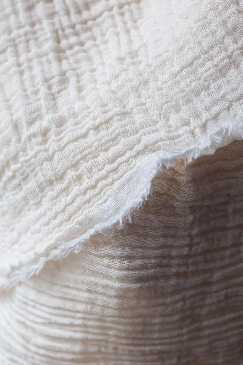 Organic Black Sea Double Gauze - undyed/unbleached ecru