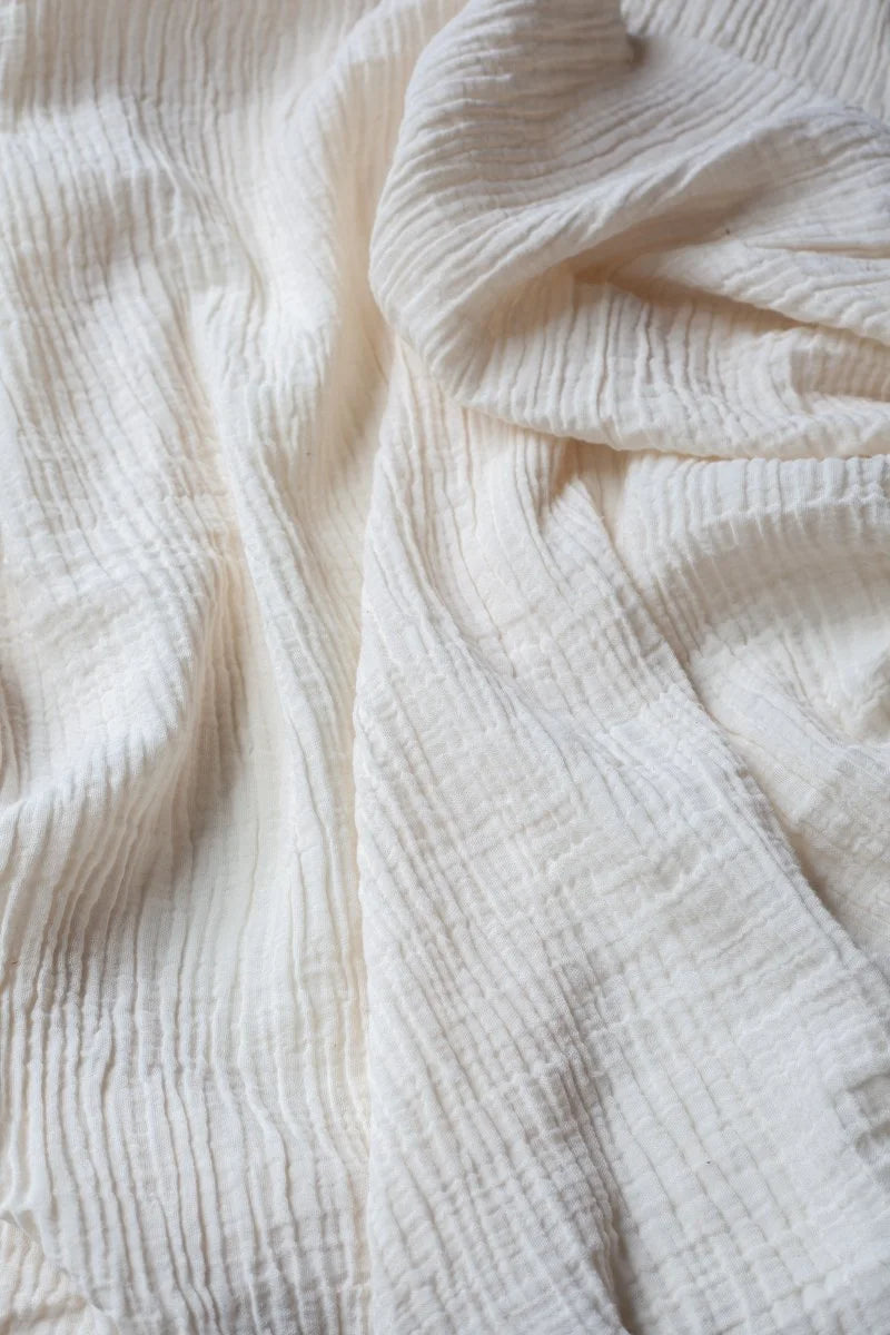 Organic Black Sea Double Gauze - undyed/unbleached ecru