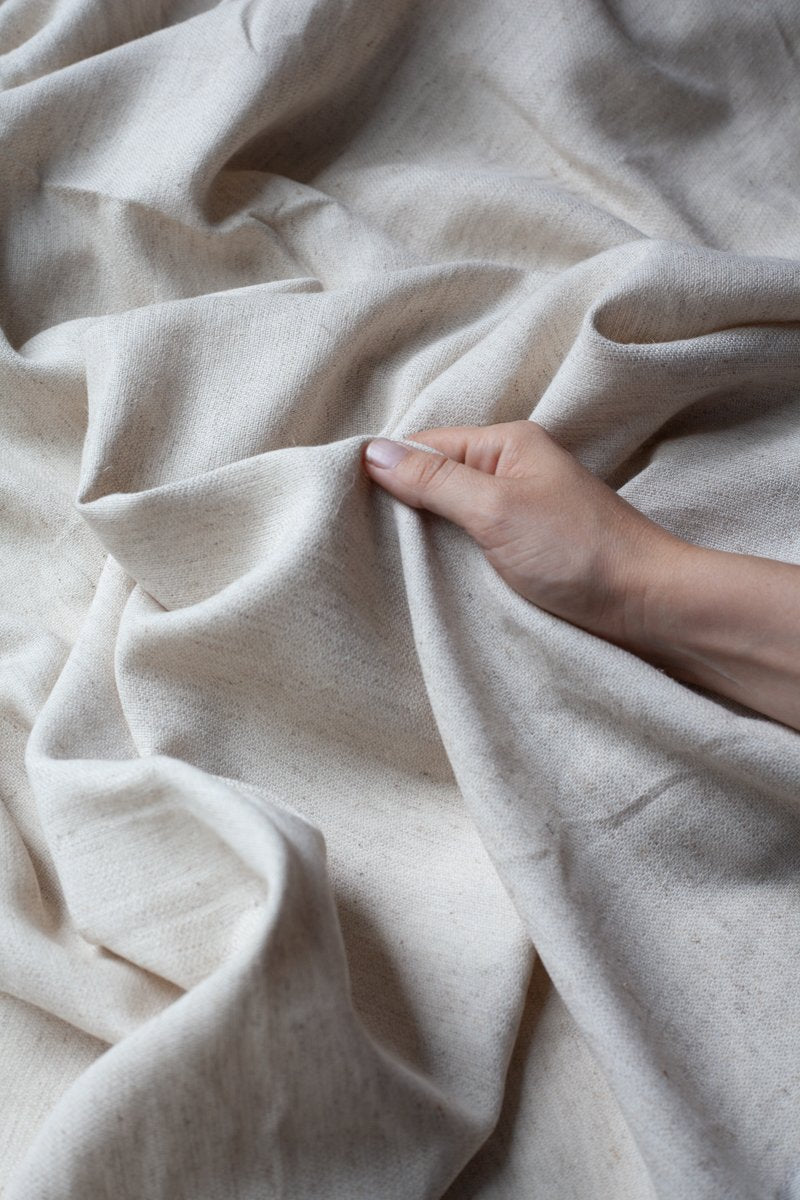 Organic Linen/Cotton: unbleached + undyed