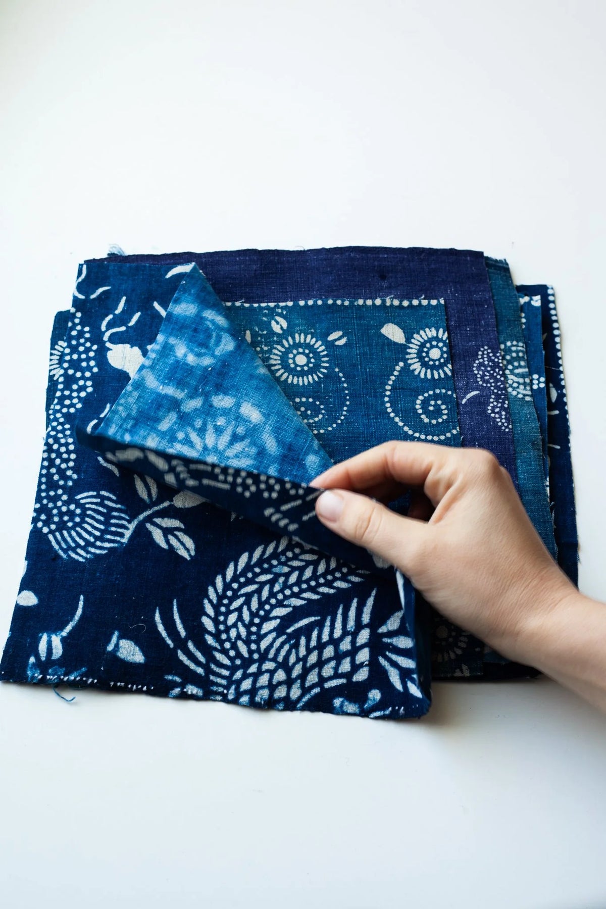 Resist Scrap Bundle - Antique Indigo