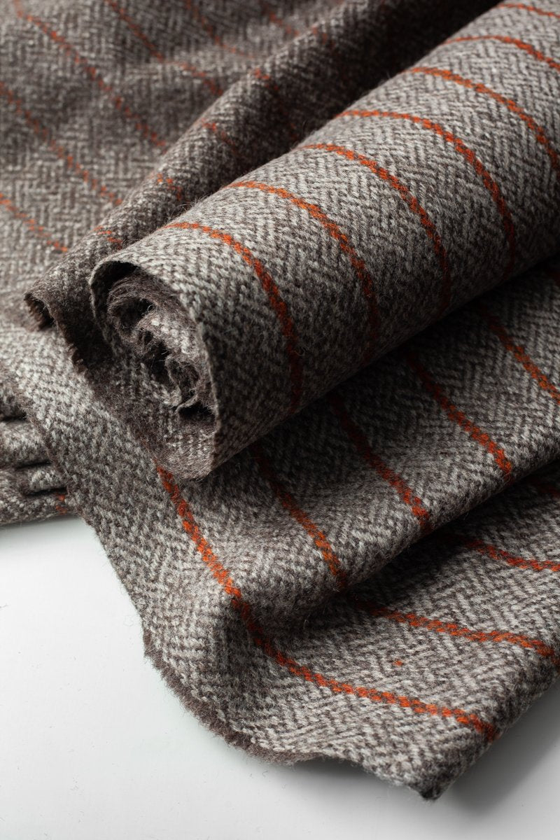 Bristol Cloth Wool Basketweave - Madder/Weld