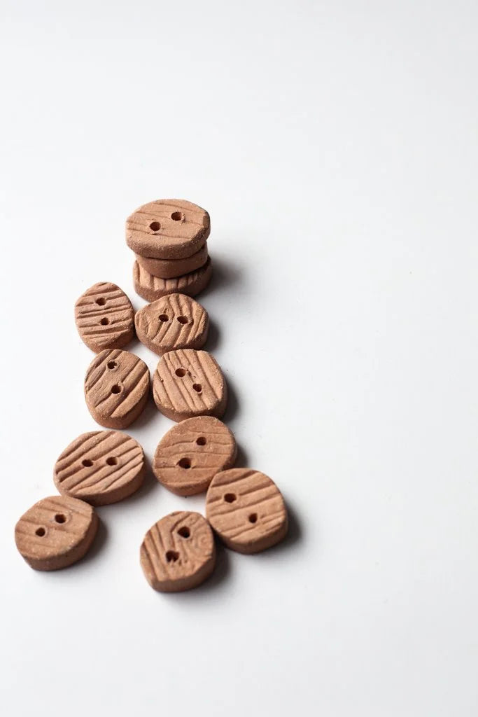 Woodgrain Buttons by Helen Levi