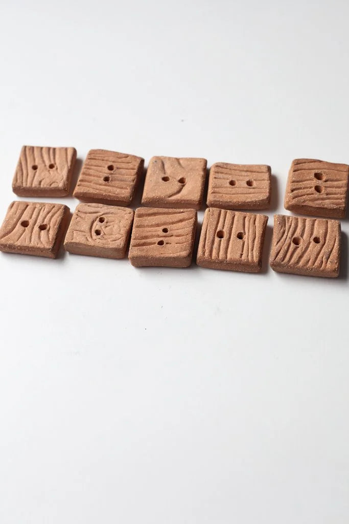 Woodgrain Buttons by Helen Levi