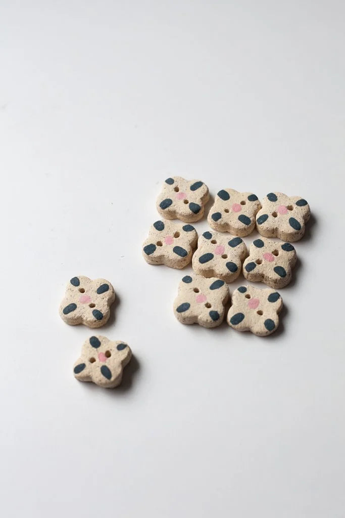 Floral Buttons by Helen Levi