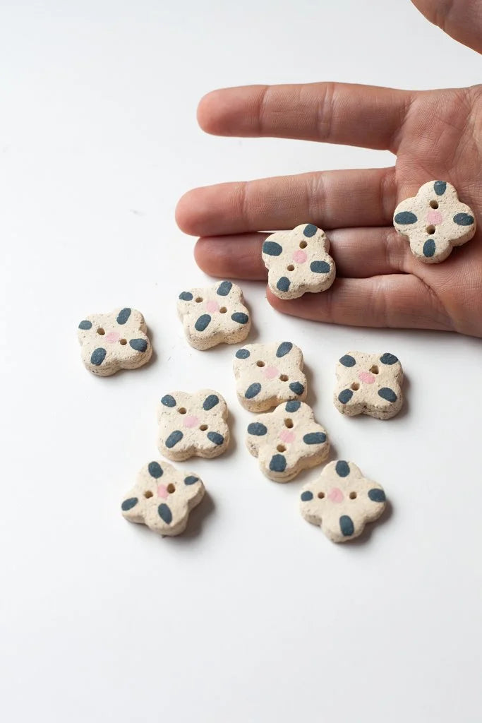 Floral Buttons by Helen Levi