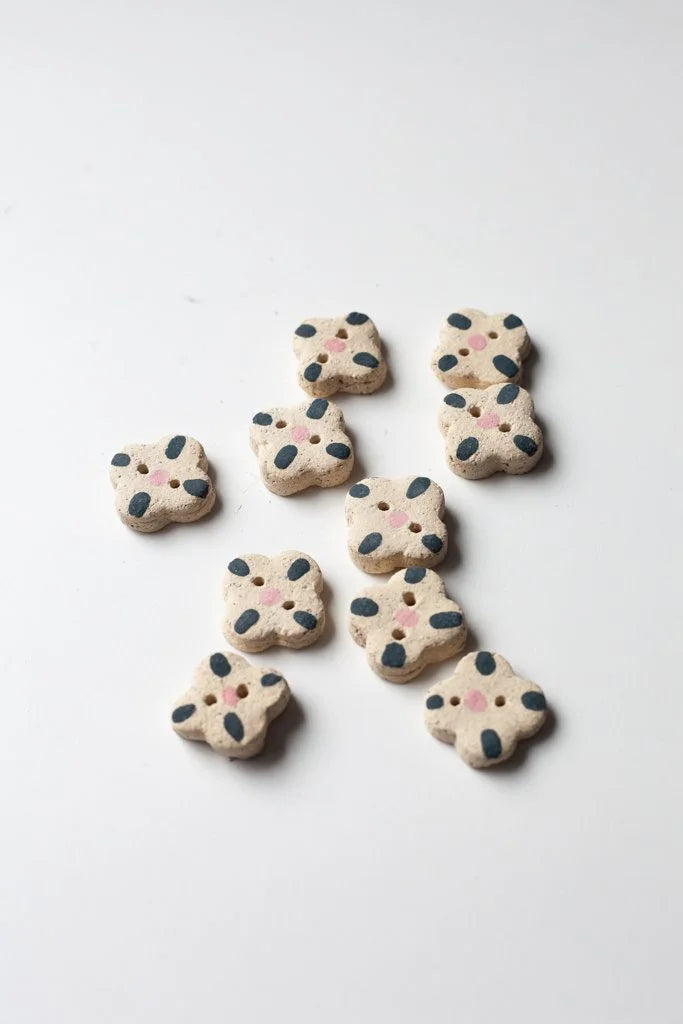 Floral Buttons by Helen Levi