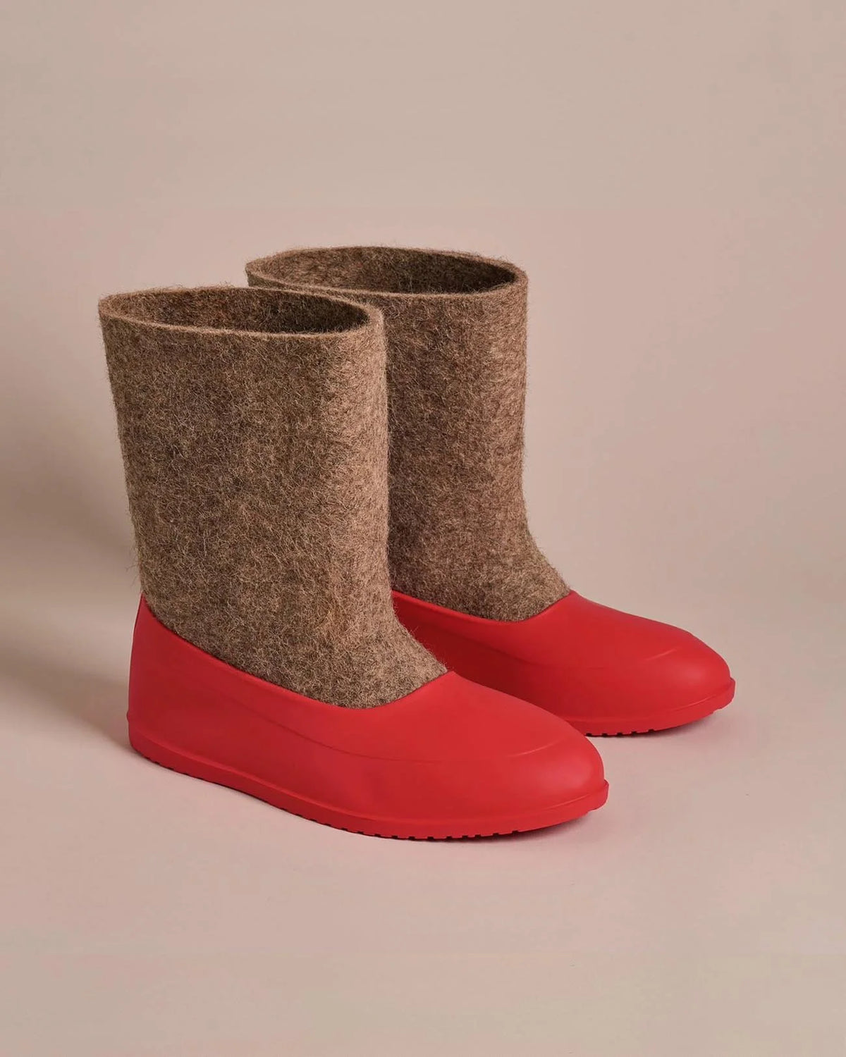 Voylok Felt Boots - Vermillion