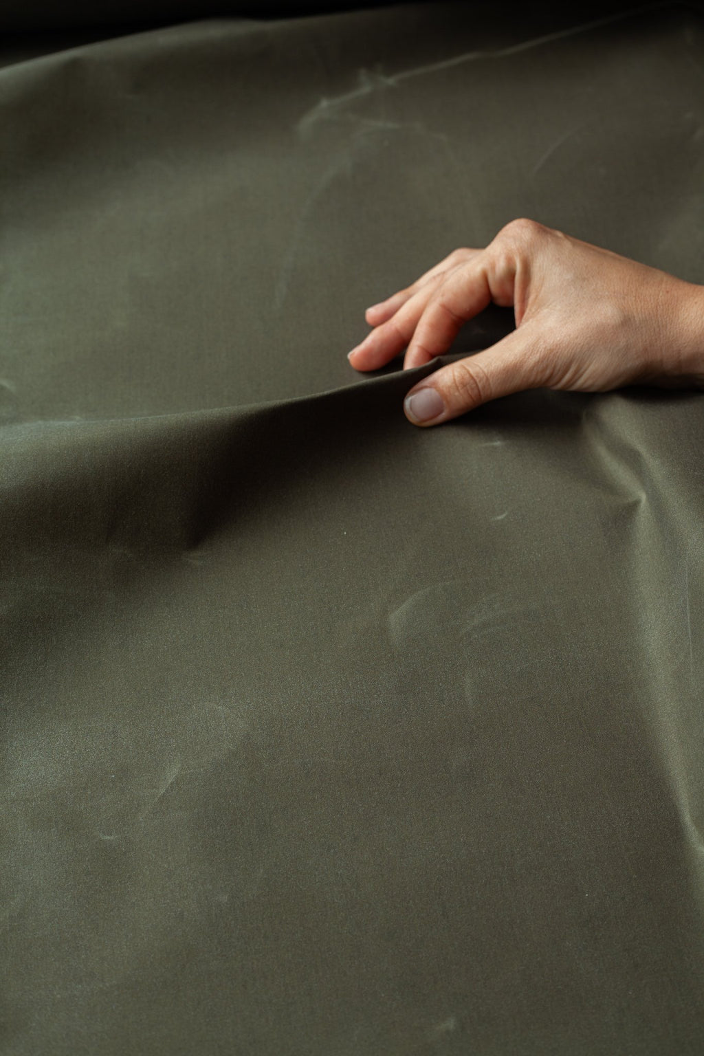 Scottish Bees-waxed Organic Cotton/ Olive
